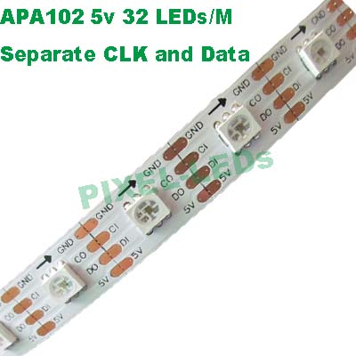 DC5v 32 LEDs APA102 strip