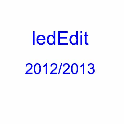 Led edit 2013 software