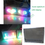 sound interactive music spectrum LED display panel