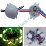 D30 milky PVC ws2811 pixel RGB LED dot light