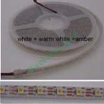 WWA SK6812 white+warm white+amber 60 pixel LED strip