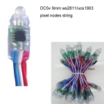 9mm ws2811 ucs1903 Pixel RGB LED nodes string