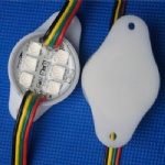 DC12v round shape 6 LEDs ws2801 pixel module