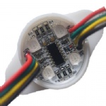 DC12v round shape 4 LEDs ws2801 pixel module