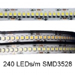 24V single row SMD 3528 240 LEDs/m LED stripe
